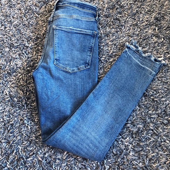 AGOLDE SKINNY LOW RISE DISTRESSED HEM - Picture 3 of 6